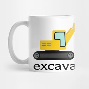 excavator Mug